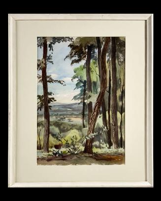 Painting of the View from Top Cottage