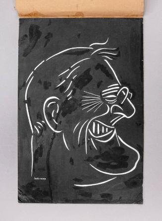 Caricature Portrait of Franklin D. Roosevelt