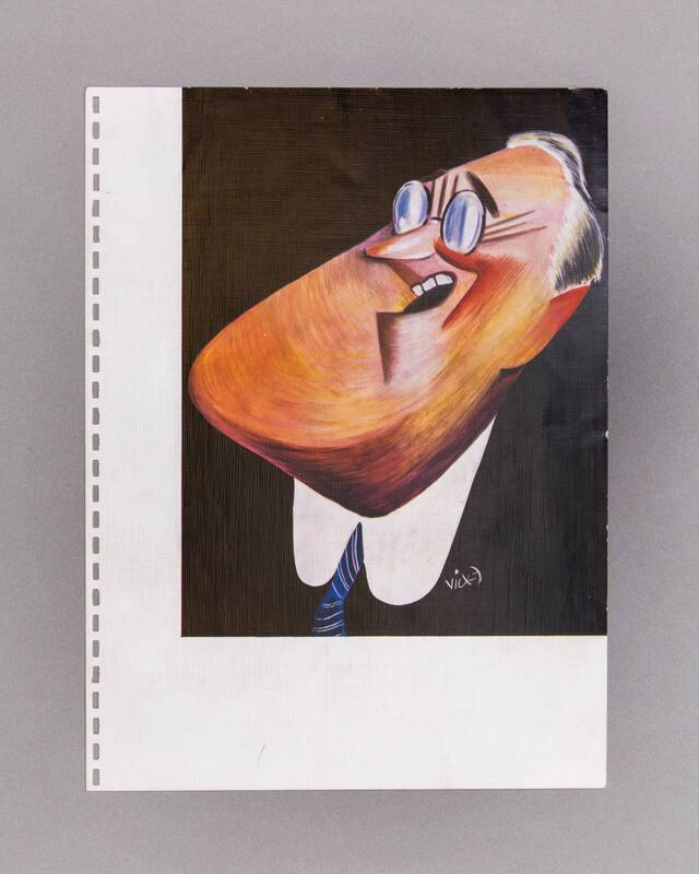 Caricature Portrait of Franklin D. Roosevelt
