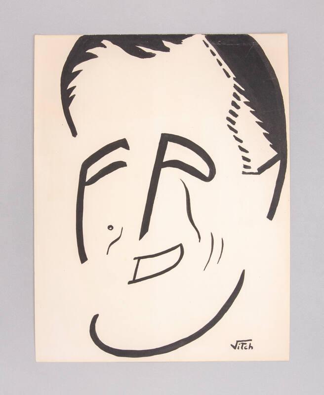 Caricature Portrait of Franklin D. Roosevelt