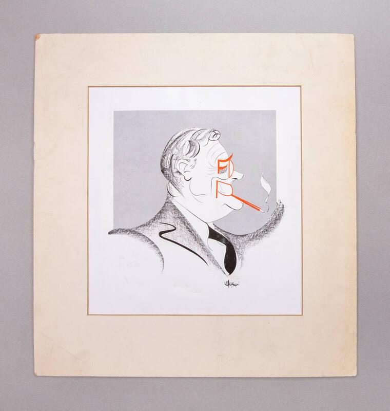 Caricature Portrait Print of Franklin D. Roosevelt