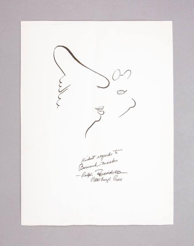 Caricature Portraits of Franklin and Eleanor Roosevelt