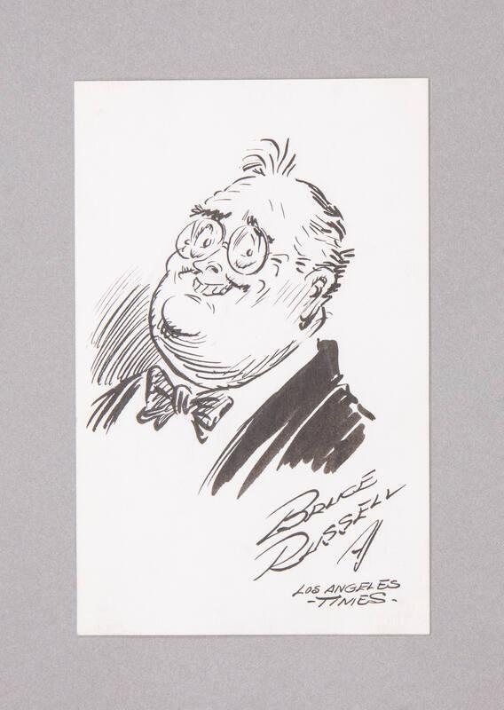 Franklin D. Roosevelt Caricature Card