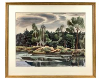 Painting of a Dutchess County Stream