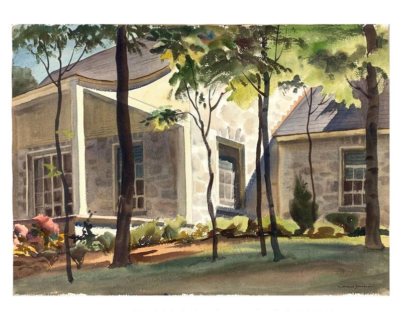Painting of Top Cottage