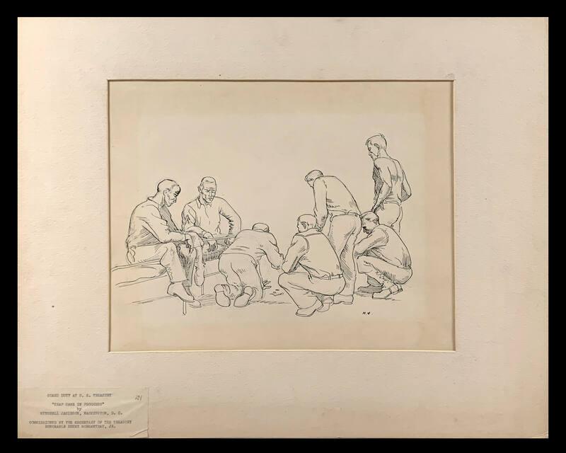 Image courtesy of the Franklin D. Roosevelt Presidential Library and Museum. Artwork under copy…