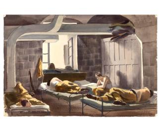 Guard Duty at U.S. Treasury: Sleeping Quarters No. 1