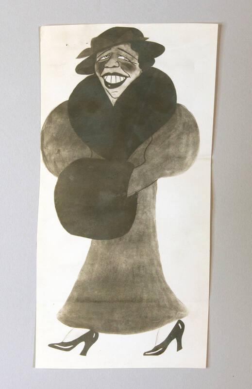 Caricature Portrait of Eleanor Roosevelt