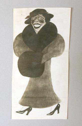 Caricature Portrait of Eleanor Roosevelt