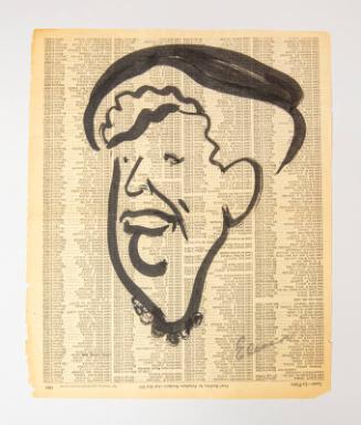 Caricature Portrait of Eleanor Roosevelt