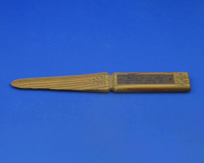 Letter Opener Made from White House Wood