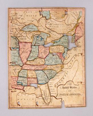 A New Dissected Map of United States of North America
