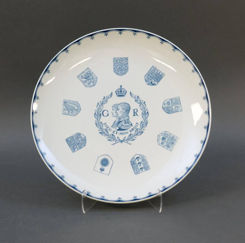 Coronation of King George VI and Queen Elizabeth Commemorative Plate