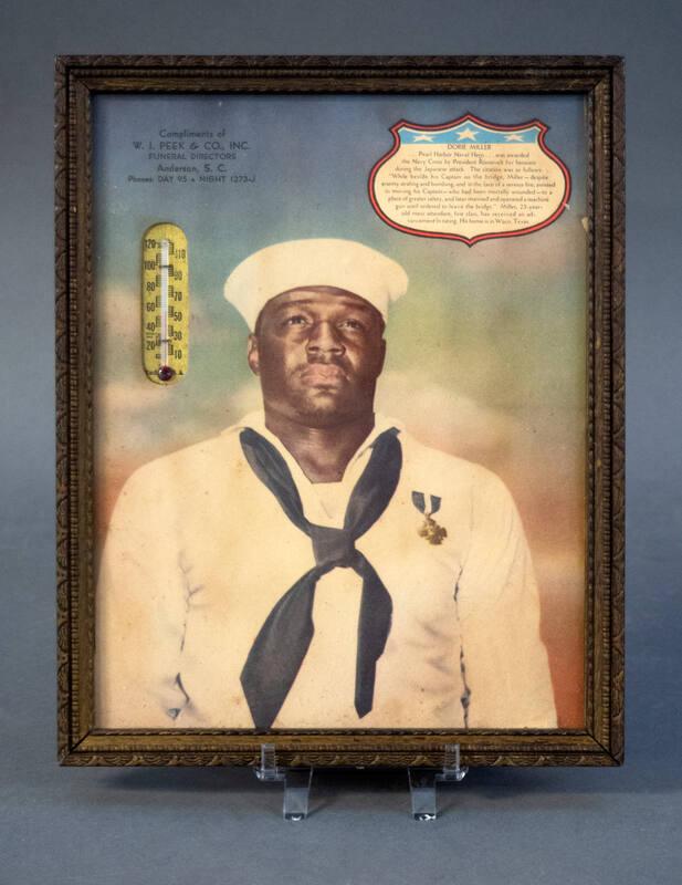 Doris “Dorie” Miller Commemorative Print with Thermometer