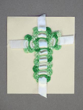 Crocheted Cross Bookmark