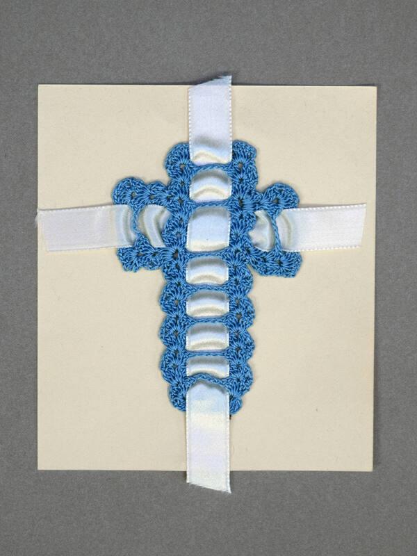 Crocheted Cross Bookmark