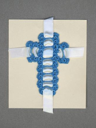 Crocheted Cross Bookmark