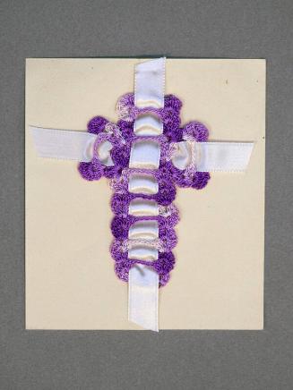 Crocheted Cross Bookmark