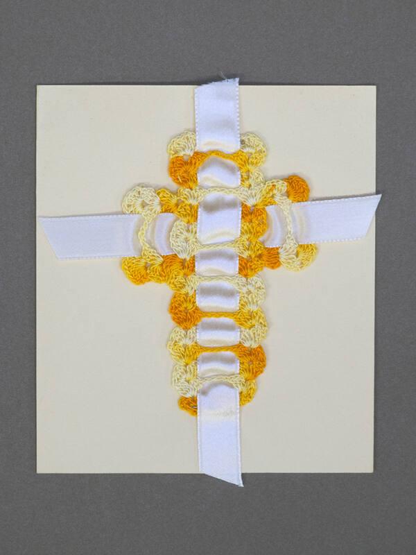 Crocheted Cross Bookmark