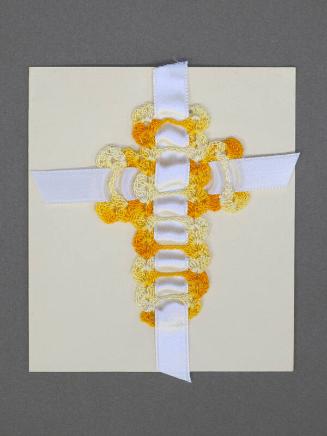 Crocheted Cross Bookmark