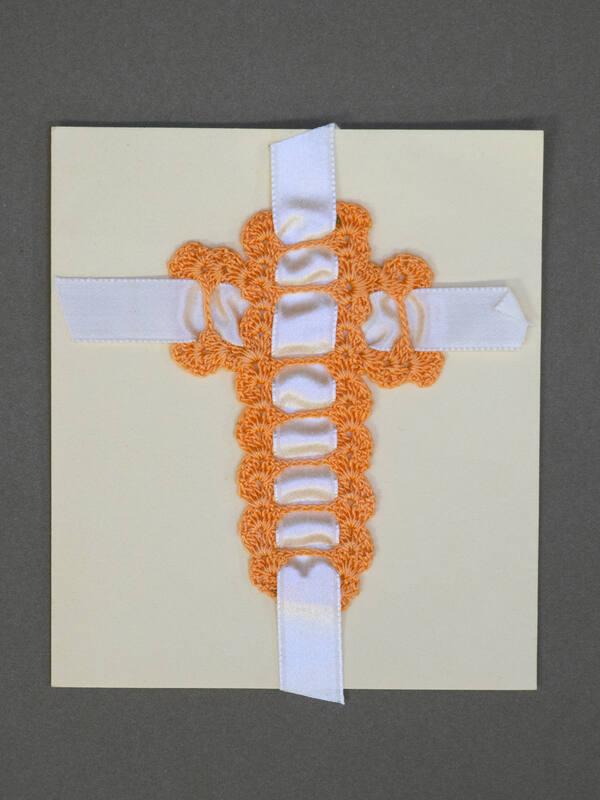 Crocheted Cross Bookmark