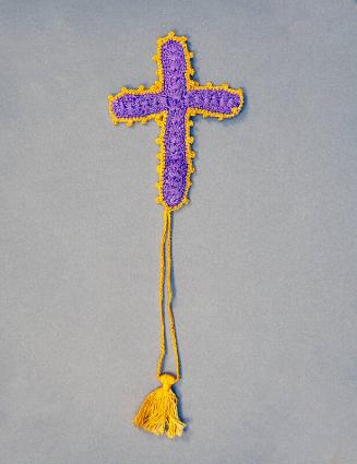 Crocheted Cross Bookmark