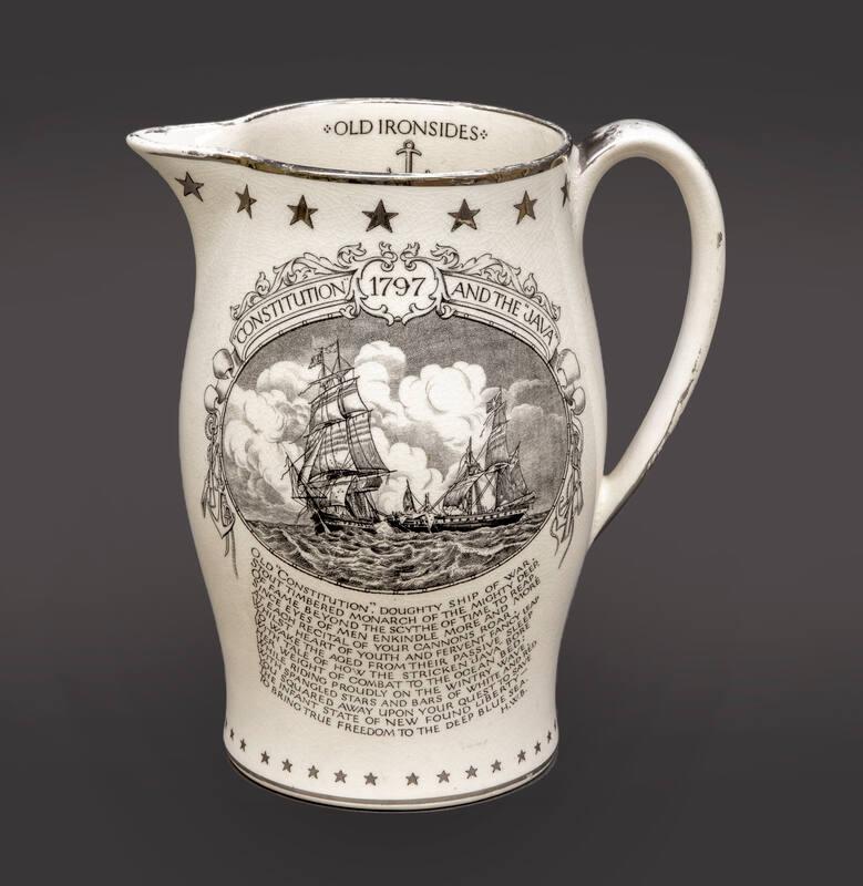War of 1812 Naval Battle Commemorative Pitcher