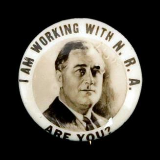 National Recovery Administration (NRA) Button