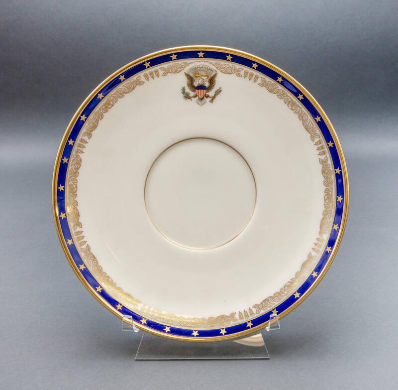 Roosevelt White House Cream Soup Bowl Saucer