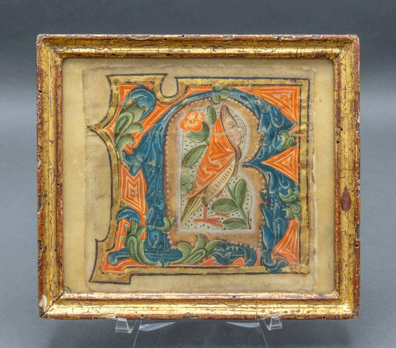 Illuminated Letter "R"