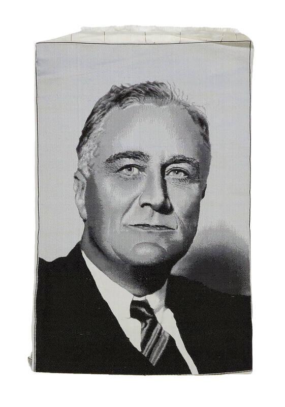 Woven Portrait of Franklin D. Roosevelt