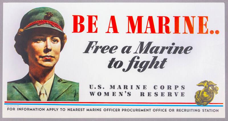Be a Marine . . . Free a Marine to Fight