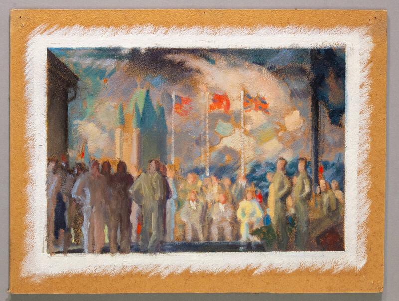 Study for Quebec Conference Painting