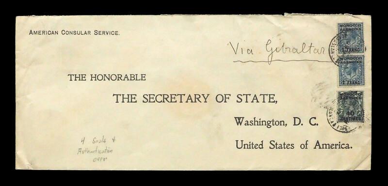 American Consular Service Stamp Cover