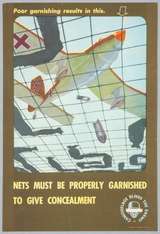 Nets Must Be Properly Garnished to Give Concealment