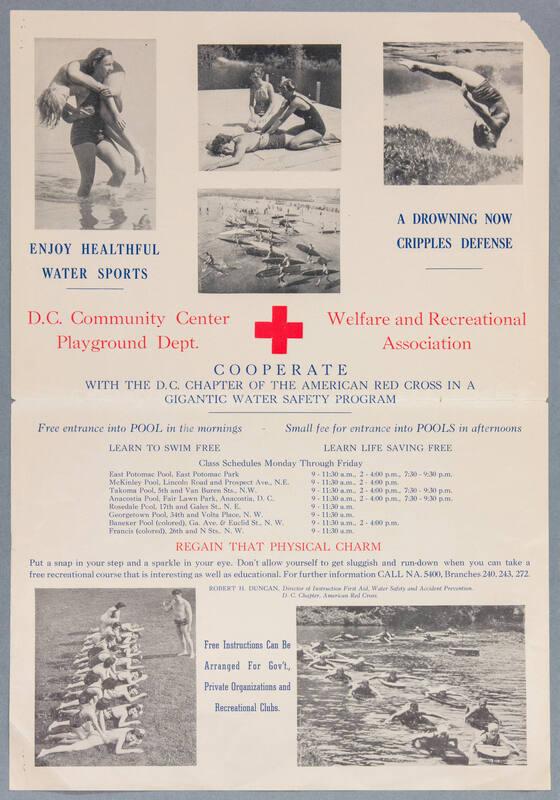Red Cross Water Safety Program Poster