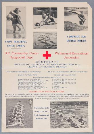 Red Cross Water Safety Program Poster
