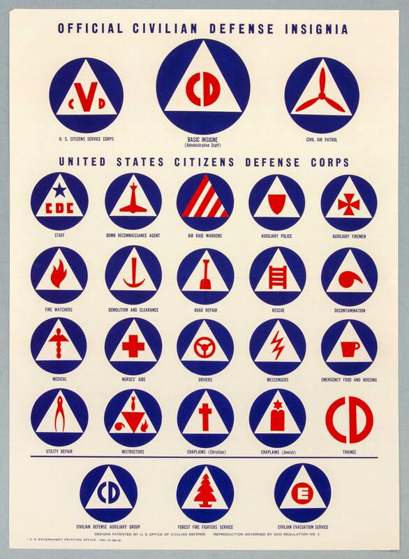 Official Civilian Defense Insignia