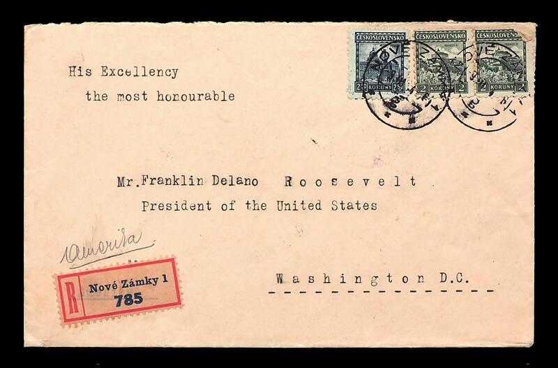 Czechoslovakian Stamp Cover