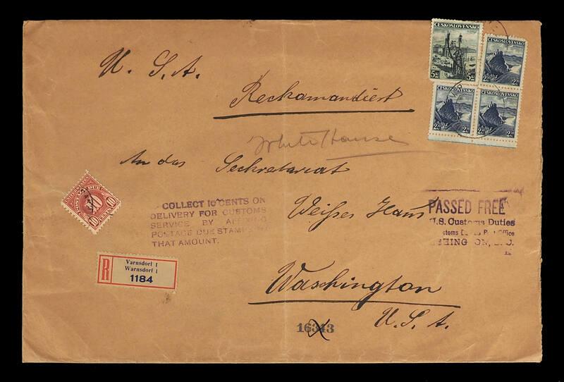Czechoslovakian Stamp Cover