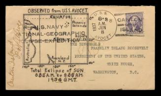 1937 Eclipse Expedition U.S. Commemorative Cover
