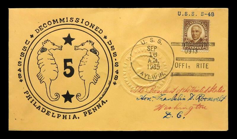 USS S-48 Decommissioning Commemorative Cover