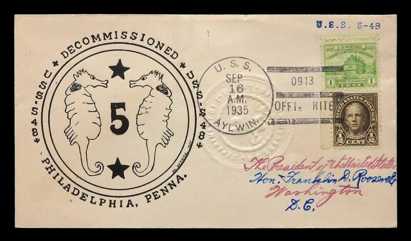 USS S-48 Decommissioning Commemorative Cover