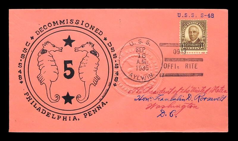 USS S-48 Decommissioning Commemorative Cover
