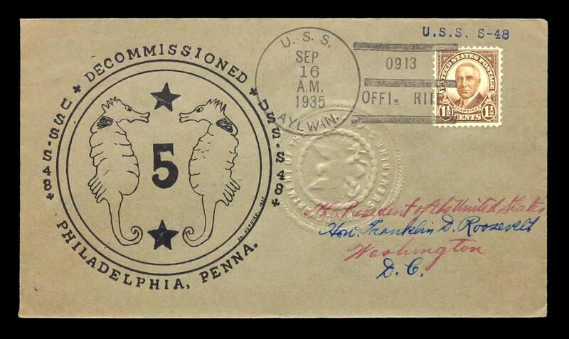 USS S-48 Decommissioning Commemorative Cover