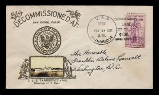 USS Bainbridge Decommissioning Commemorative Cover