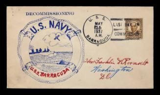 USS Barracuda Decommissioning Commemorative Cover