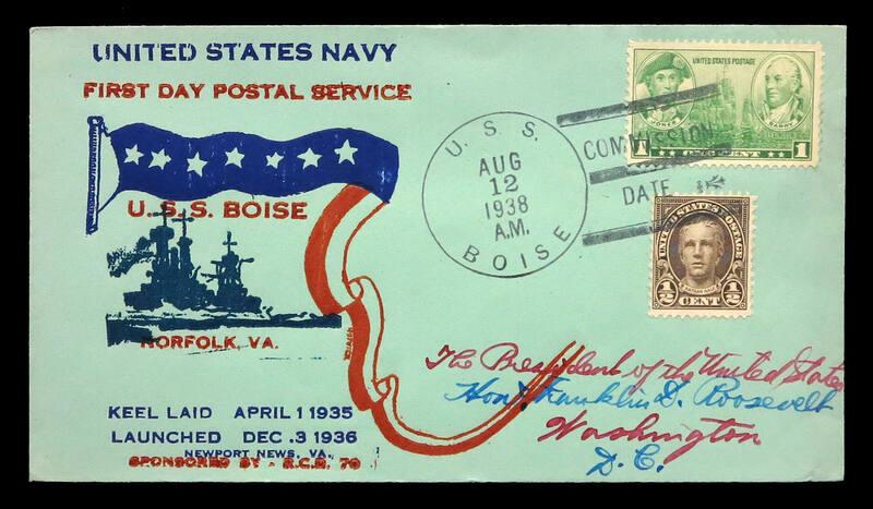 USS Boise Commissioning Commemorative Cover