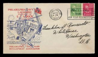 USS Buck Launching Commemorative Cover