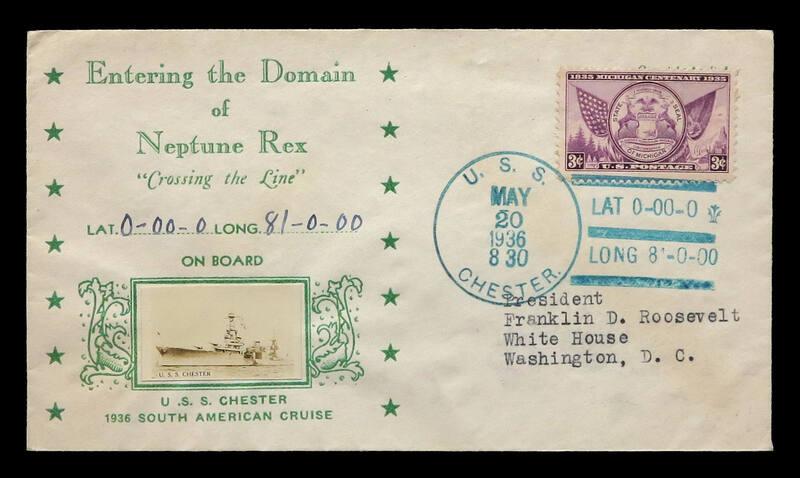 USS Chester Commemorative Cover